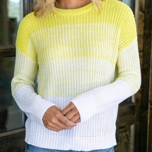 Mellow Yellow Ombre Sweater top